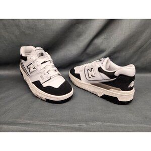 New Balance Boys 550 Athletic Sneakers GSB550CA White Black Size 6 NEW NO BOX!